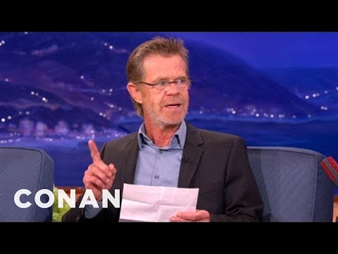 , title : 'William H. Macy Is A Super Bowl Blackout Conspiracy Theorist - CONAN on TBS'