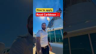Want to work at ROYAL CARIBBEAN ❓ #ship #cruise #cruiseship #viralshorts #sailingtwins