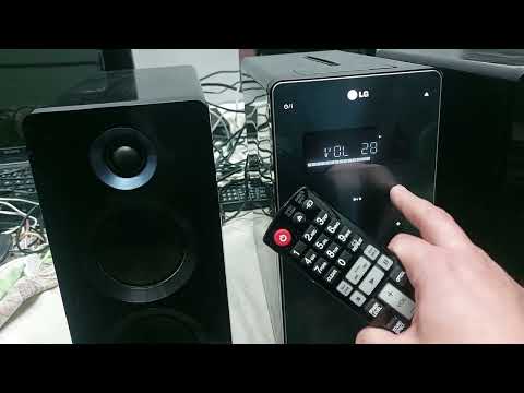LG fx 166 music centre. test