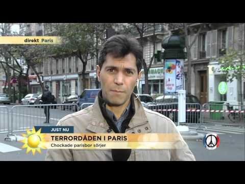 Samir Abu Eid direkt från Paris: "Stor oro för nya attentat" - Nyhetsmorgon (TV4)