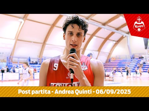 Post-match: Memorial Vaghi Legnano vs. BluOrobica | Andrea Quinti, September 6, 2025