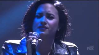 DEMI LOVATO PERFORMS STONE COLD AT AMERICAN IDOL