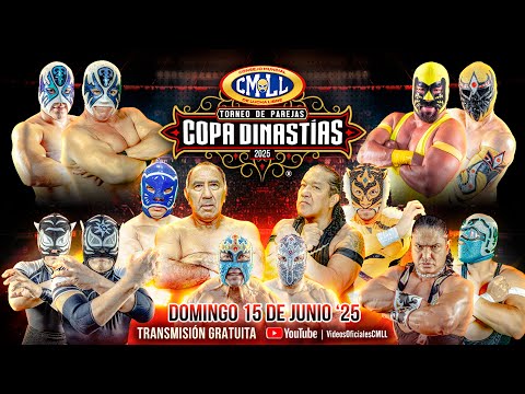 CMLL Domingo Familiar (6/15/2025) Stream & Results: Copa Dinastias Tourney, Titán vs. Robbie X, More