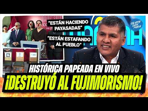 SENADOR DE JUNTOS POR EL PERÚ HUMILLA A FUJIMORISTAS: 
