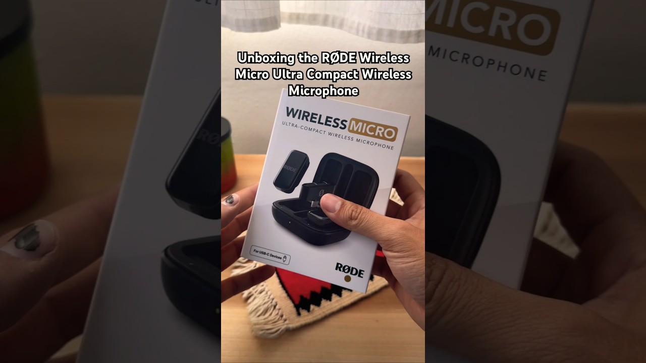Unboxing the RØDE Wireless Micro