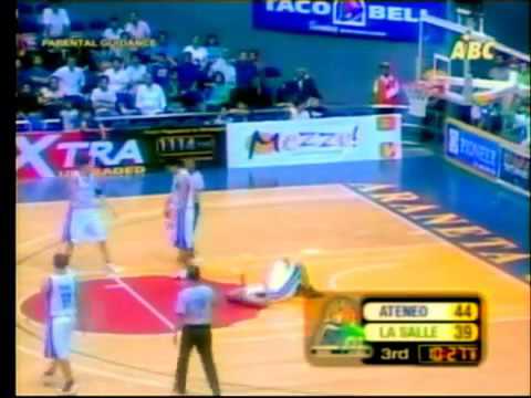Joseph Yeo Punches Villanueva Ateneo vs La Salle 2005 Dream Game