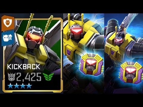 TAKING KICKBACK TO RANK 4! MY HIGHEST RATED BOT! TRANSFORMERS: Forged To Fight