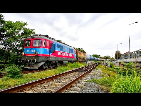 Freight Train activity in Oradea-Romania-Trenuri marfare