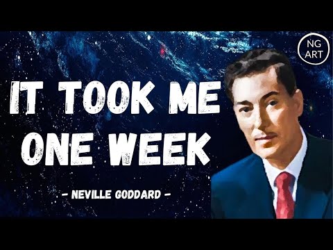 Neville Goddard | How I Manifested My Wife In One Week