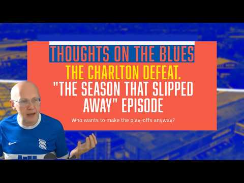 Birmingham City went to Charlton Athletic for Chris Davies' 100th game in charge. Sadly, it feels like it might have been a pivotal one. With Lyndon Dykes lining up against us, Blues made changes - Ryan Allsop in goal for a start - and at times looked threatening. But Nathan Jones in the opposite du