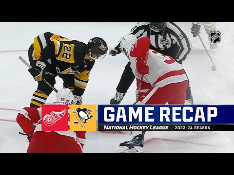 Red Wings @ Penguins 10/4 | NHL Highlights 2023