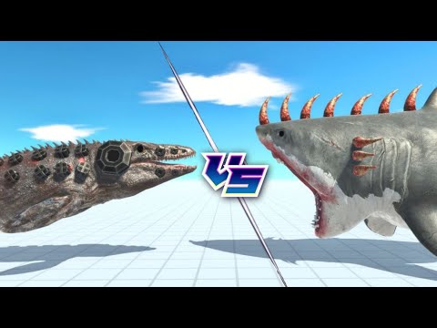 Mosasaurus vs All Ultimate Animals |Animal Revolt Battle Simulator