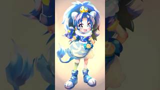 キュアジェラートちゃんプリキュアアラモードクリスタで描いてみた( ´ ▽ ` )ﾉカワイイ！ #Shorts #色の塗り方