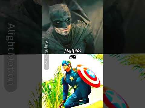 Captain America and black panther vs Batman #dceu #mcu