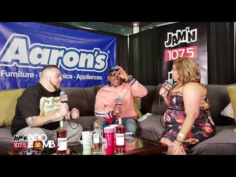 Petey Pablo on the Boo Bomb 5 couch with Kristina and Chino