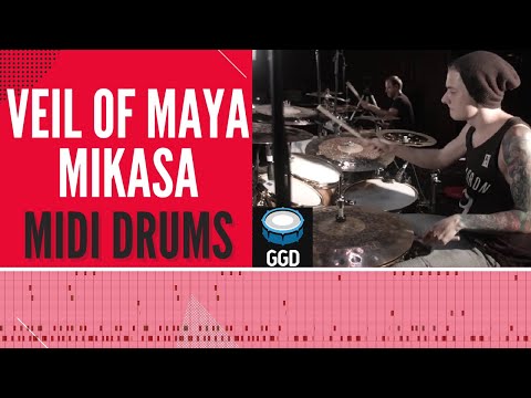 Veil of Maya - Mikasa | Luke Holland & Sam Applebaum | MIDI Transcription