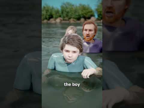 The Little Girl Was Swept Away 😢