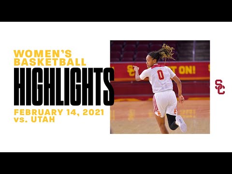 Women's Basketball: USC 66, Utah 49 - Highlights 2/14/21