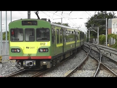Irish Rail 8510 and 8100 Class Dart Trains - Howth Junction Station, Dublin