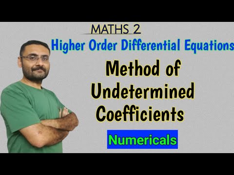 Method of Undetermined Coefficients | Problems | Examples | Higher Order Differential Equation Maths