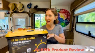 GoKWh 12V 100Ah LFP Battery with Built in BMS & LCD Screen Review | DestinatioNow