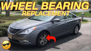 HYUNDAI SONATA WHEEL BEARING REPLACEMENT - How to Replace Front Wheel Bearings on a Hyundai Sonata