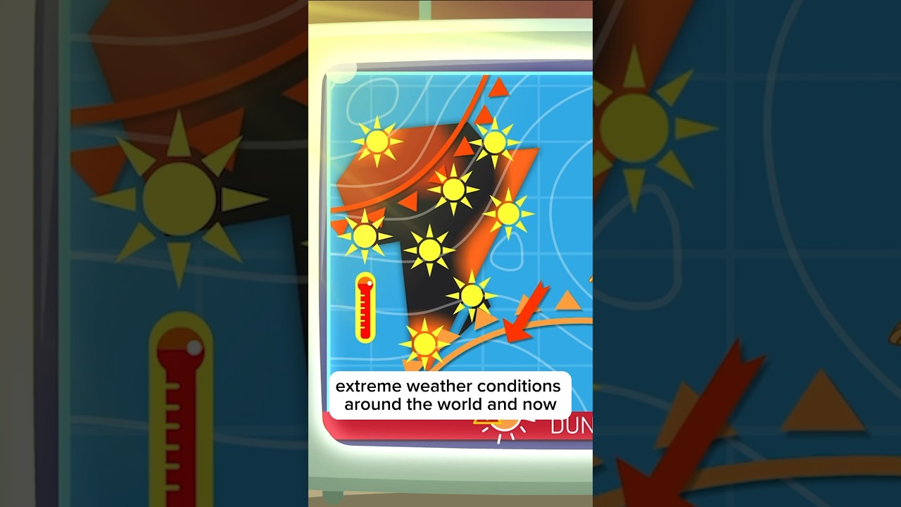 🥵☀️Dunia experiencing the HOTTEST summer ever!! #shorts #climatechange