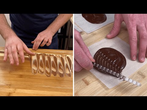 CHOCOLATE DECORATIONS 🍫 3 recipes to wow your guests!