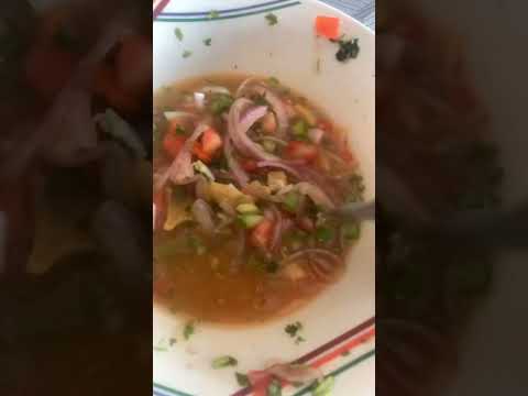 Ceviche de huevo de toro