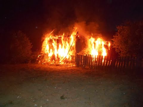 В Гомельской области произошло два пожара в жилом секторе видео