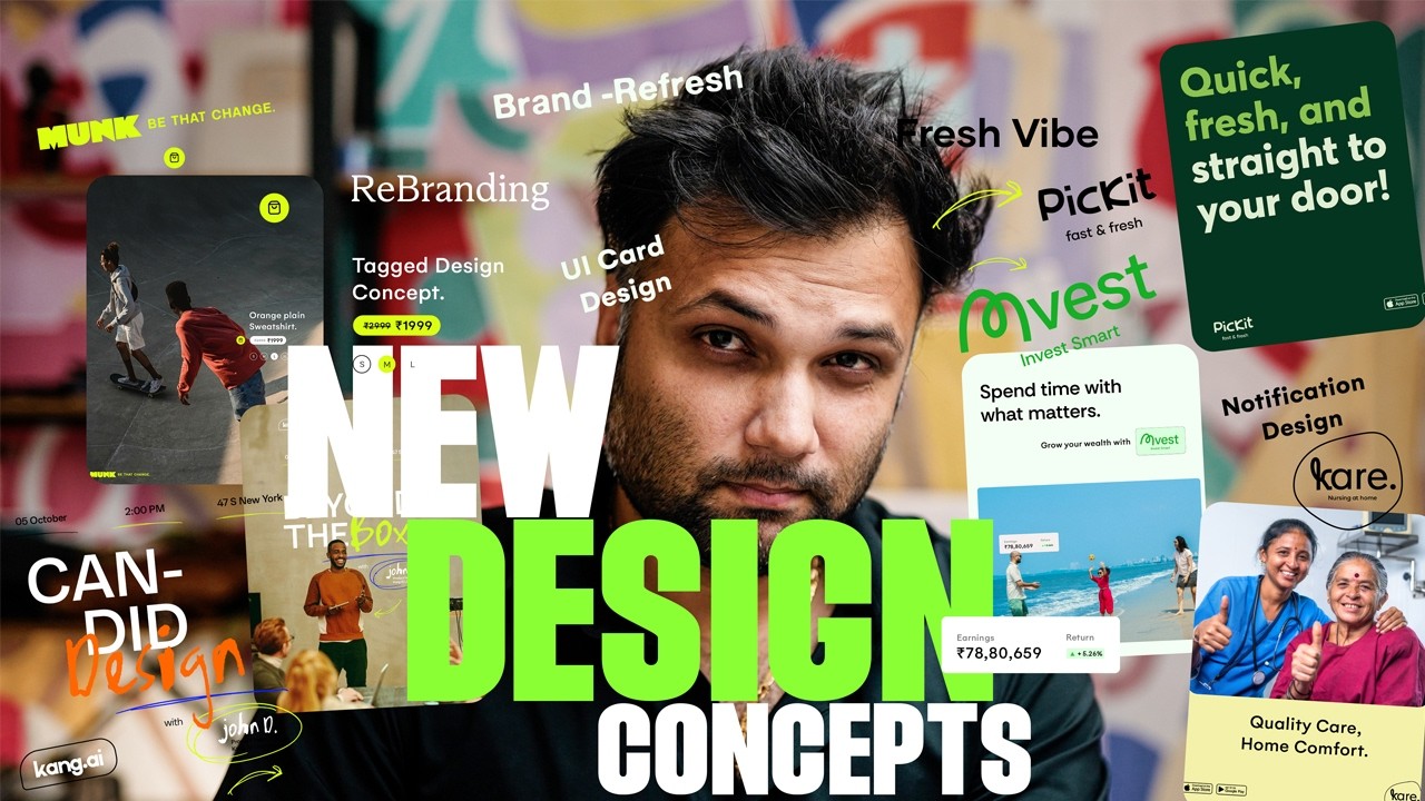 Fresh graphic design concepts for 2025