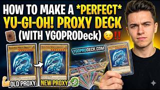 How to make a *PERFECT* Yu-Gi-Oh! Proxy Deck (with YGOPRODeck) 🃏💪🏻😉‼️🐉 #yugioh #tcg