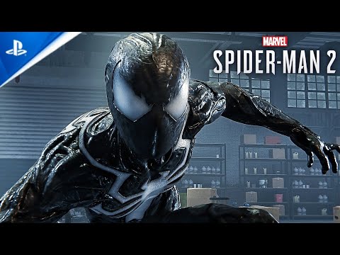 Symbiote Suit vs Tombstone Boss Fight (Ultimate Difficulty) - Spider-Man 2 PS5 Suit (2K)