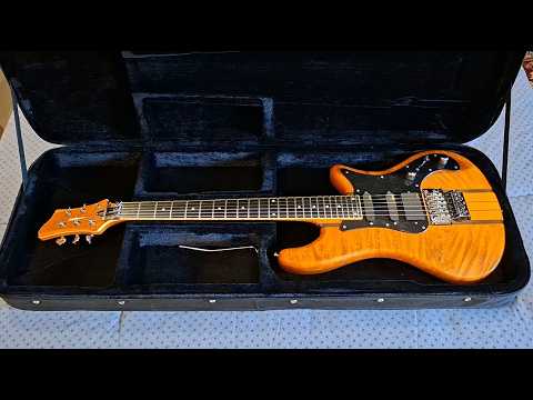 2008 Schecter Stiletto Classic 6 Amber Satin w/HSC image 25