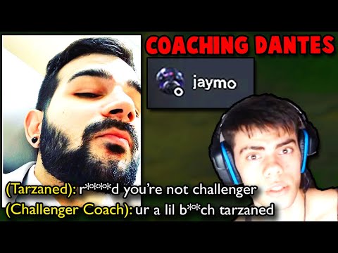 Tarzaned flames the f*** out of "200 IQ Challenger Coach" Coaching Dantes Hecarim