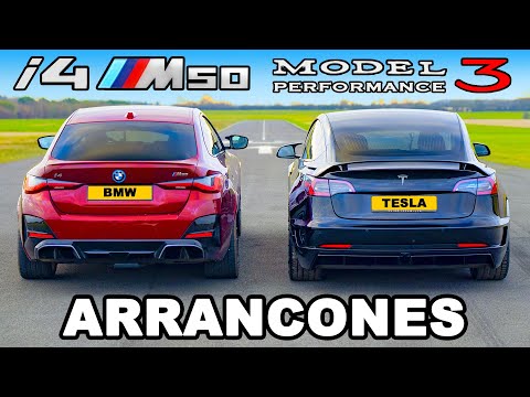 BMW i4 M50 vs Tesla Model 3 Performance: ARRANCONES