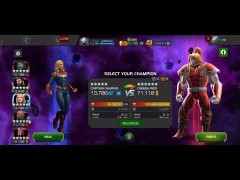 Cap Marvel Movie vs 6.2.3 Omega Red is so much fun!