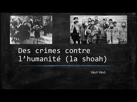 Des crimes contre l'humanité (la shoah)