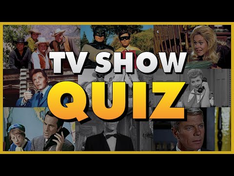 Do you really remember the 1950s and 1960s TV Shows? - TV Show Quiz