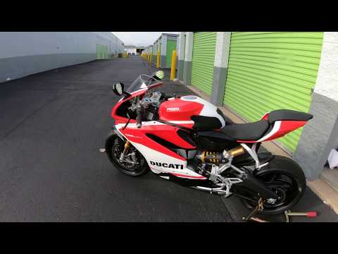 Ducati 959 Panigale Corse cold start after a week(4K)