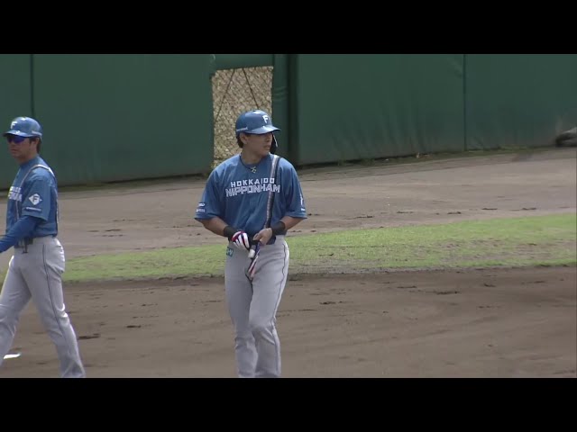 【ファーム】先制!! ファイターズ・野村佑希 ライト線を抜けるタイムリー3ベースヒット!! 2025年6月4日 埼玉西武ライオンズ 対 北海道日本ハムファイターズ