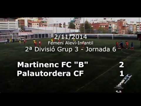 8/11/2014: Martinenc FC B 2 - Palautordera CF 1 (Jornada 6)