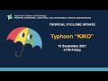 Press Briefing: Typhoon “KIKOPH” Update Friday, 5PM September 10, 2021