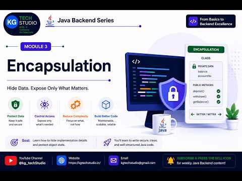 Java Encapsulation Explained Protect Your Data With Oop Core Java Masterclass Module 3