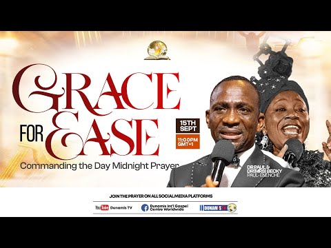 COMMANDING THE DAY MIDNIGHT PRAYER|| GRACE FOR EASE NIGHT  || 15-09-2025