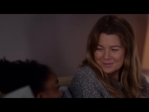 Greys Anatomy 18x14 Meredith has a talk with Zola
