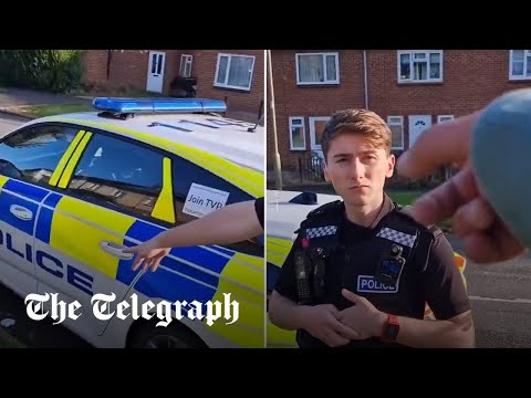 Police officer accused of littering sandwich crust