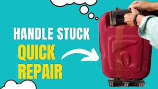 How to repair stuck luggage handle at home | Trolly bag handle repair by Baba Skills