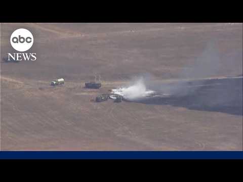 F-35 fighter jet crashes in California