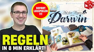 Auf den Wegen von Darwin - Regeln einfach und verständlich erklärt (Spiel des Jahres 2024)